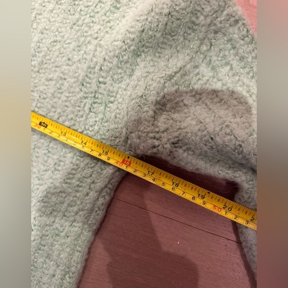 MASSIMO DUTTI Italian alpaca soft cozy chunky ribbed funnel neck sweater (S) - Picture 7 of 8